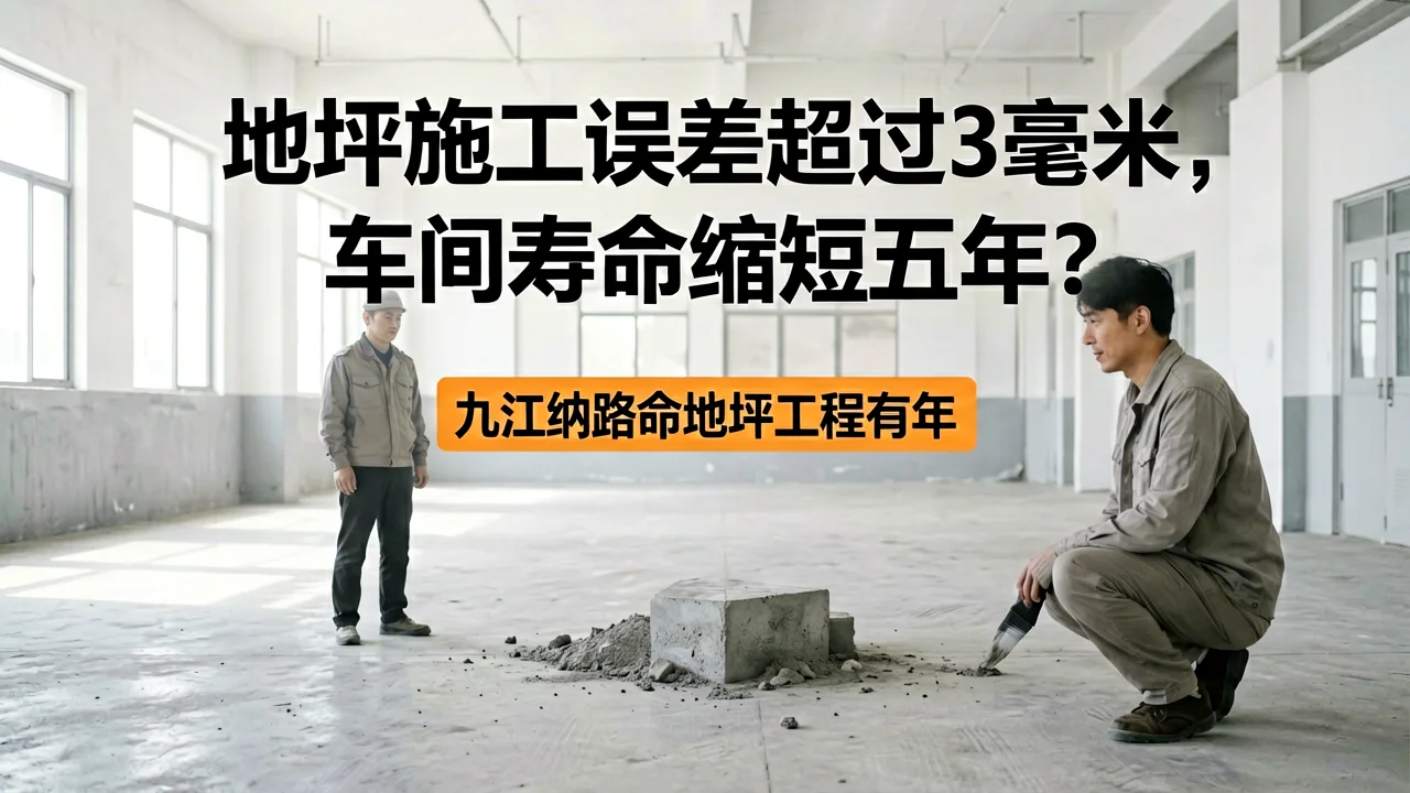 地坪施工误差超过3毫米,车间寿命缩短五年?